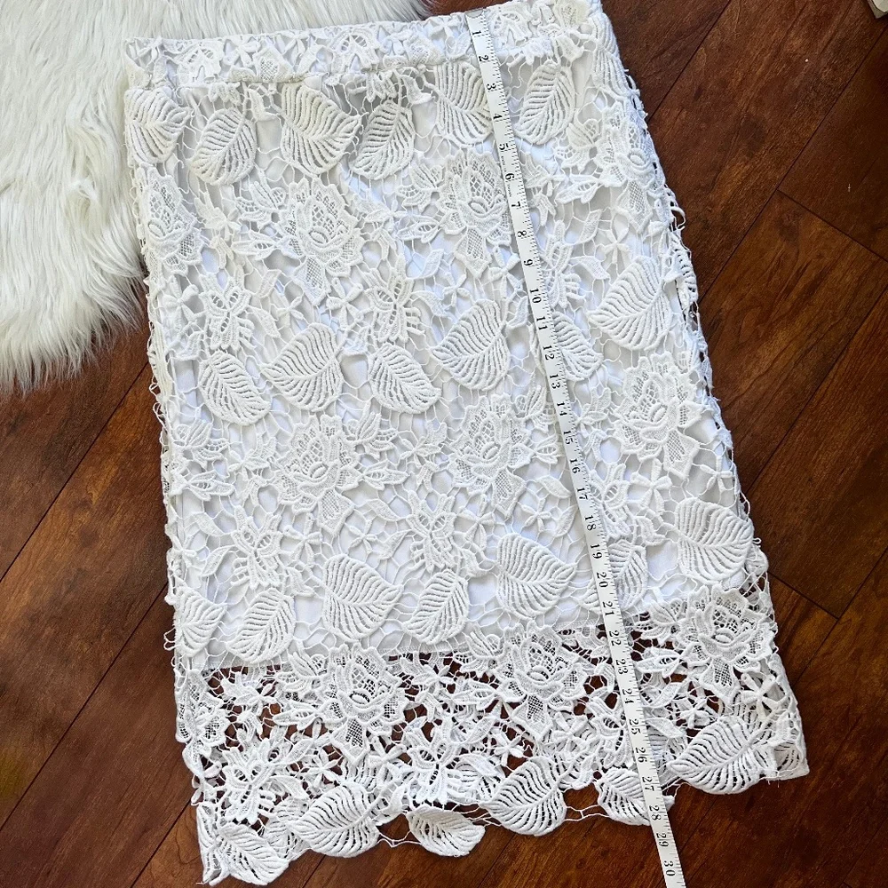 Fever white crocheted